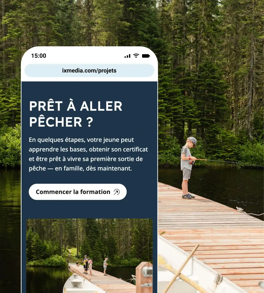 Formation pour la pêche sur le site de la FBFQ